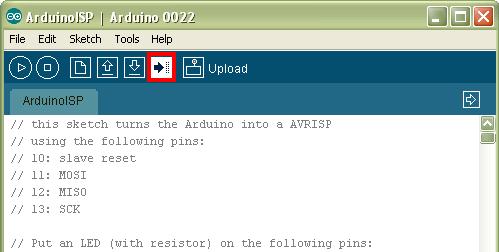 Procedura per caricare il bootloader Arduino