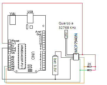 Arduino MCP7940N