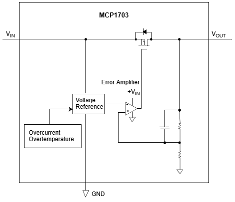 MCP1307 LDO Regulator